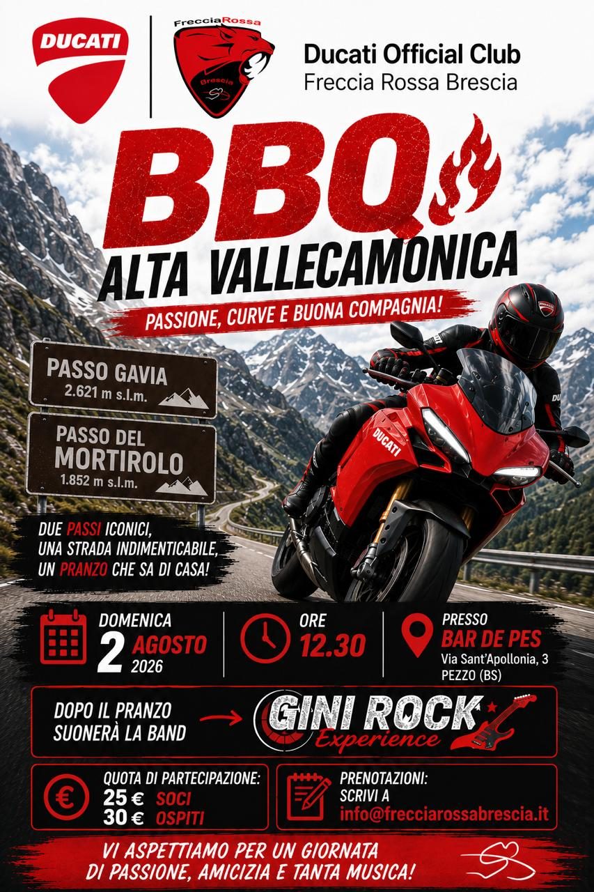 BBQ Alta Vallecamonica - Ducati Official Club